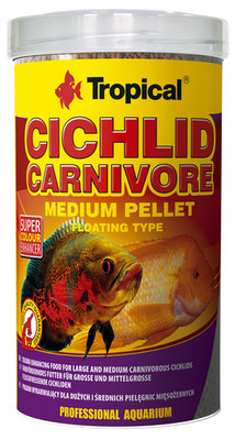 Tropical Cichlid Carnivore Medium Pellet 1L - Futter für Buntbarsche Cichliden