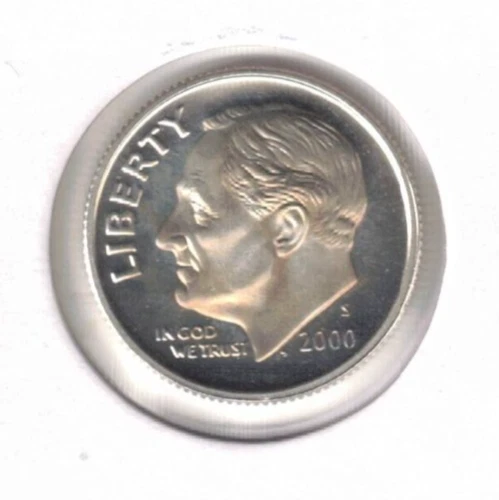 2000-S San Francisco Silver Proof Roosevelt Dime Coin!