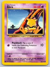 Abra 67/110 Common Legendary Collection Pokemon Lightly Played