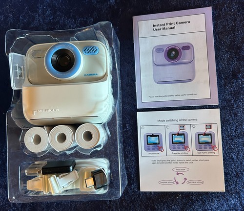 Instant Print P79 Digital Camera - with Print Paper & Accessories - New ...