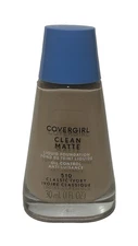 COVERGIRL Clean Matte Makeup Foundation 510 Classic Ivory 1 oz