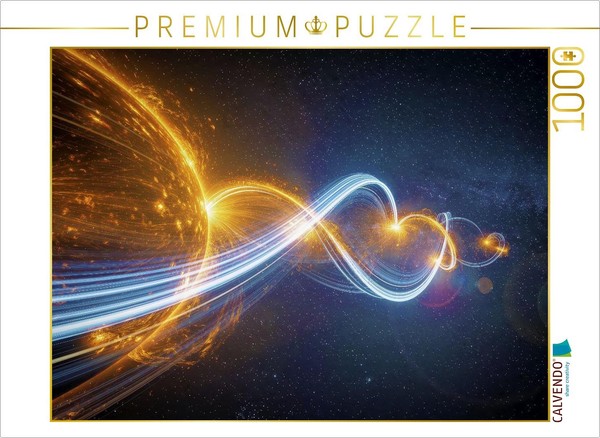 Calvendo Puzzle In The Glow Of The Galactic Flames. | 1000 Pieces, Finished Size-image