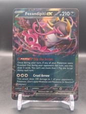 Pokemon Fezandipiti ex 142/217 ME Ascended Heroes Holo NM