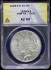 1928-S $1 Peace Silver Dollar ANACS AU 50 | VAM-7A DDO