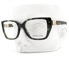 Michael Kors Castello Eyeglasses Glasses MK4115U 3953 Green Tortoise 52mm w/case