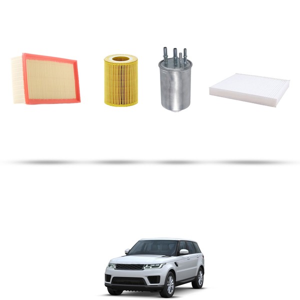 Hoffcar Wartungsset - 4 Filter FüR Land Rover Sport II (Lw, L494) 3.0 Mhev 294K-image