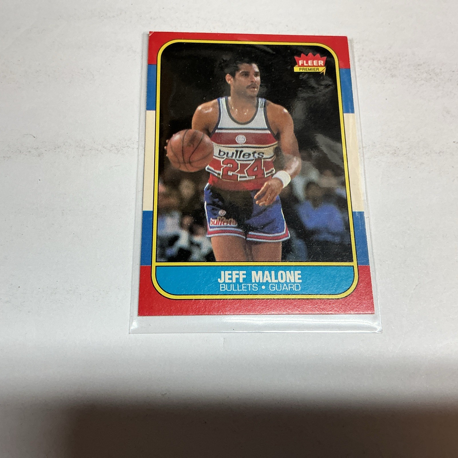 1986-87 Fleer #67 Jeff Malone - Washington Bullets NBA Basketball