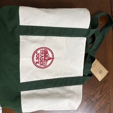 Trader Joe  s Bag Canvas Reusable Heavy Cotton Basic Style Shopping Navy Large