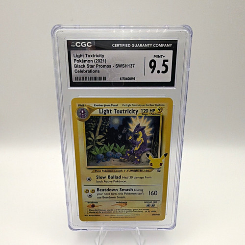 Pokémon TCG Light Toxtricity SWSH137 SWSH Sword & Shield Promo Holo 120 HP