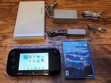 USA Nintendo Wii U 8GB Console And Pad Set System WHITE WUP-001 02 Used Working