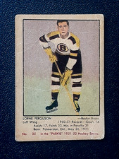 LORNE FERGUSON RC 1951-52 PARKHURST 51-52 #35 GOOD+            87350