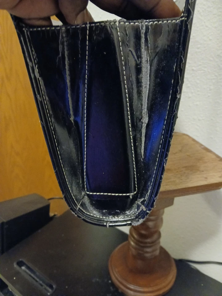 Bolso para mujer Gucci de cuero marrón y negro - Desgaste significativo (ver fotos) Foto 4 de 4