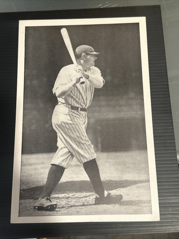 1947   DUPONT CAVALCADE OF  AMERICA   PREMIUM  6 X 9   BABE RUTH   Ex Plus Nice