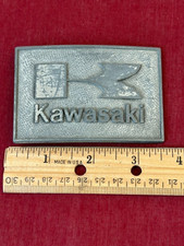 Vintage Metal KAWASAKI ORS 1978 Belt Buckle