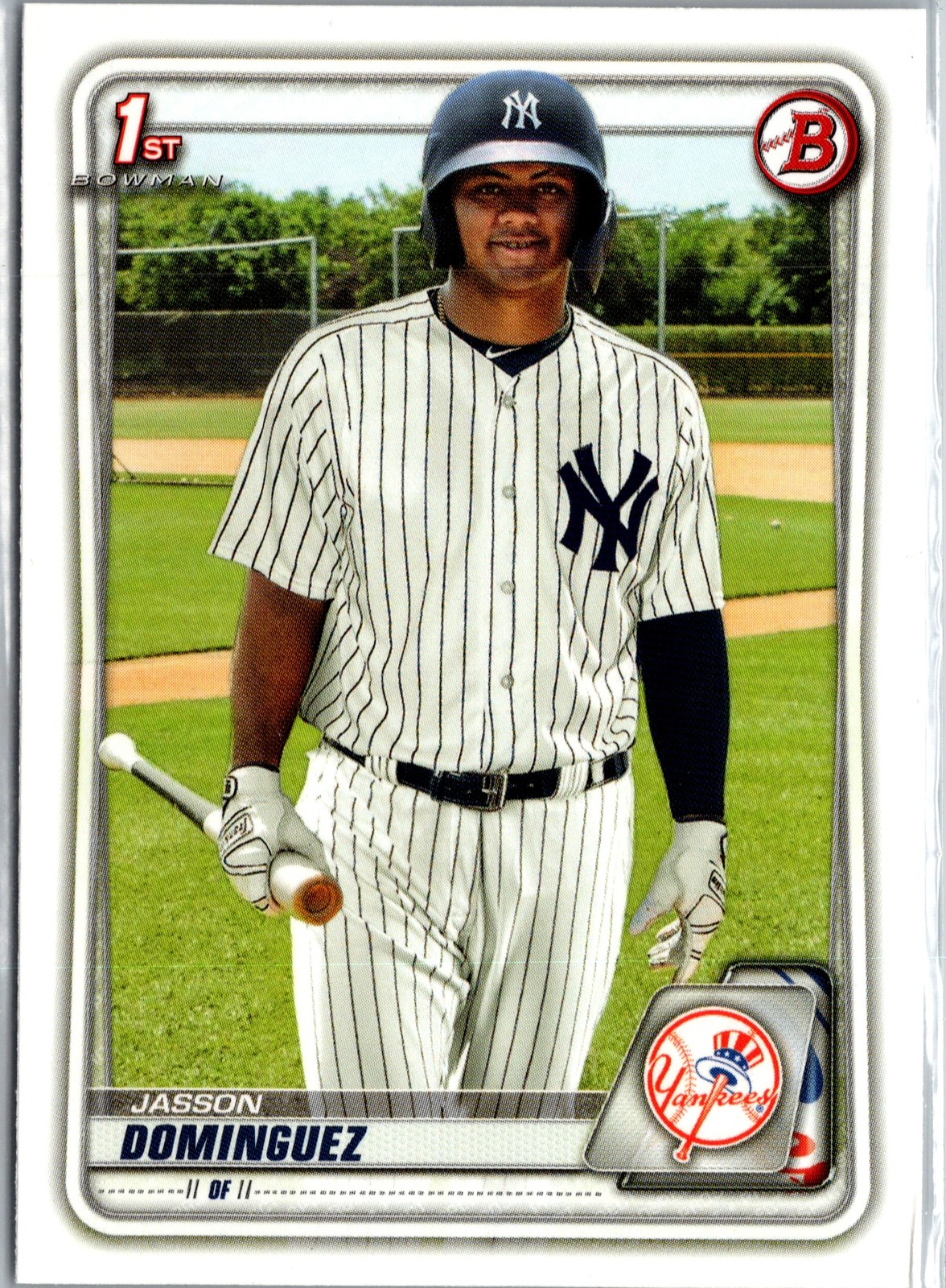 Jasson Dominguez 2020 Bowman Prospects #BP-8 New York Yankees