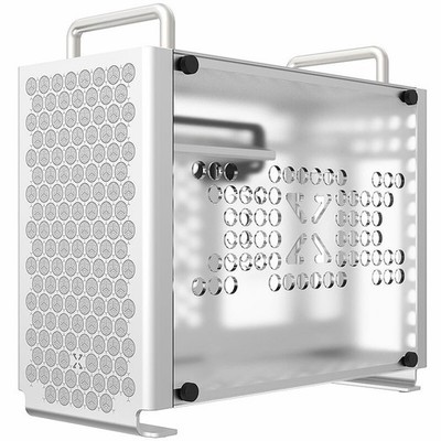 ZZAW B2 Mini ITX Computer Case PC Aluminum Acrylic Side Panels SFX Cooling Case