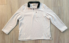 Woolrich Pullover 1/4 Zip Sweater Jacket Men's XXL Beige Pullover
