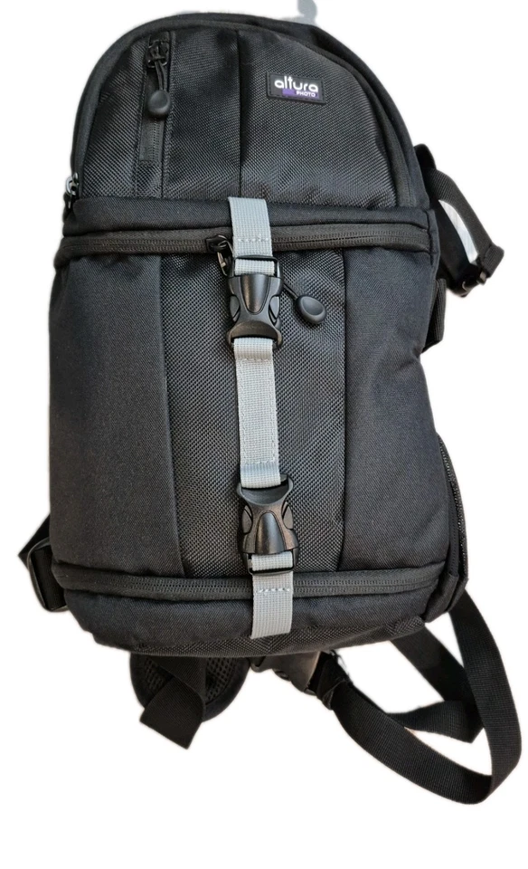 Mochila Bandolera Altura Cámara Fotográfica Bandolera en Negro Varios Paquetes Foto 2 de 4