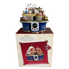 Hallmark Circus Mountain Railroad Motion Ornament 2002 Vintage QLX7686 Tested