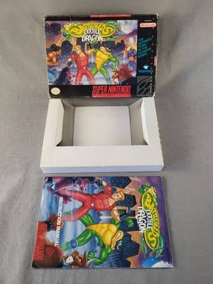 Battletoads/Double Dragon: The Ultimate Team, SNES, Box/Manual Only!, Authentic!