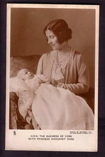 Duchess of York Baby Margaret Rose Tuck RPPC Royalty Real Photo Postcard P