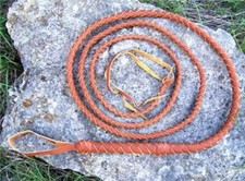 12 Foot LEATHER BULLWHIP Cracking Rodeo Zorro Bull whip Indiana Jones Style 4P