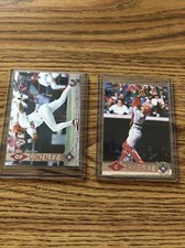 1999 PACIFIC 2-CARD BB SET IVAN RODRIGUEZ #429, JUAN GONZALEZ #423 Texas Rangers