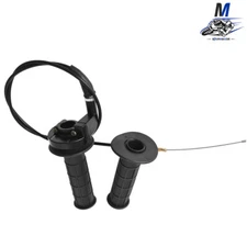 For Coleman CT200U Trail 200 Mini 196cc Throttle Hand Grips Cable Clamp Kit Bike