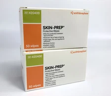 100 Smith & Nephew 420400 SKIN-PREP◇ Protective Wipes Expires 12/2026