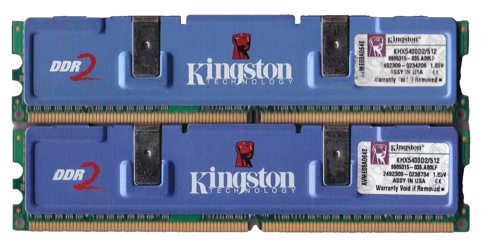 Kingston DIMM DDR2 SDRAM 512 MB capacidad por módulo Computer Memory (RAM)