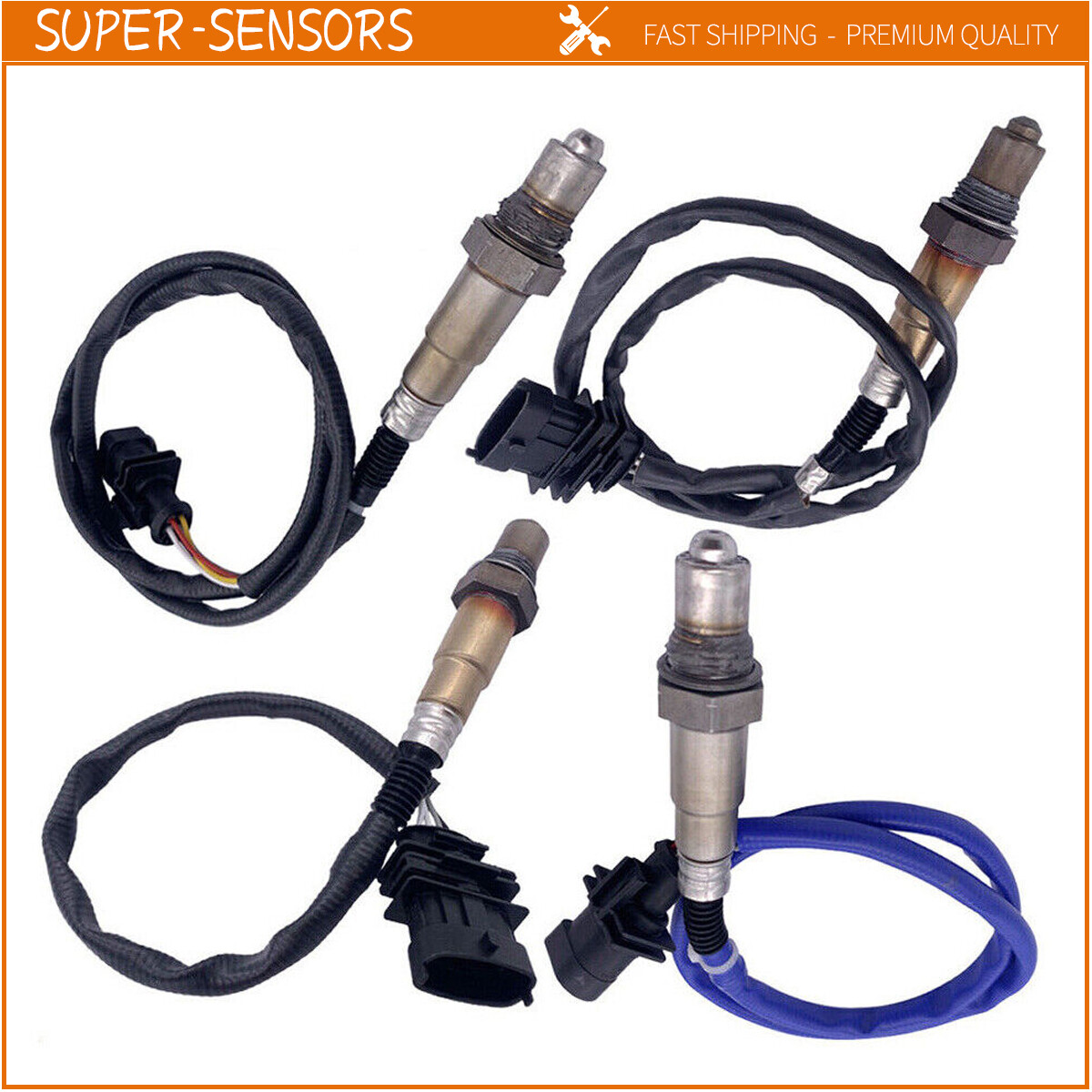 4X Oxygen Sensor For 2014-20 Maserati Ghibli S Q4 M157 Quattroporte Levante 3.0L