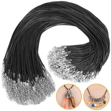 18'' Wholesale Leather String Charms Necklace Cords  Rope Bulk Cords Pendant USA