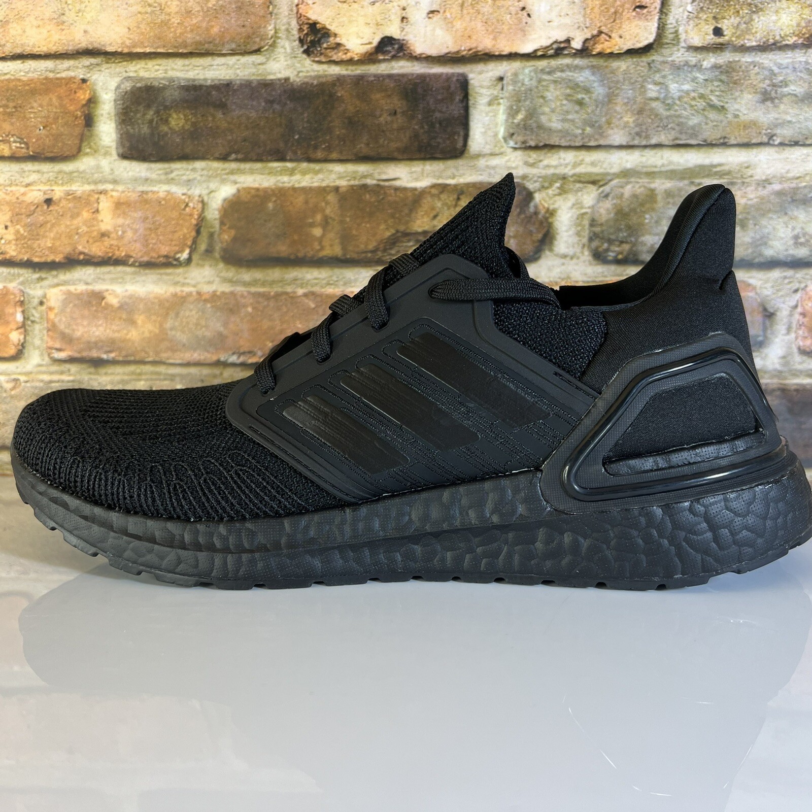 Mens Size 9 adidas Ultraboost 20 Triple Black Running Sneaker Boost Shoe  EG0691 193103382149 | eBay