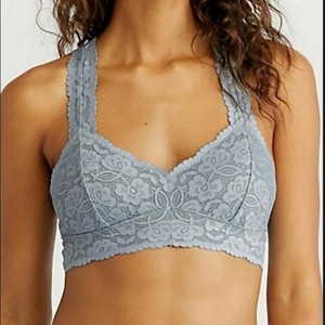 floral lace racerback bralette
