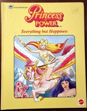 PRINCESS OF POWER Everything But Happiness 1985 MATTEL Vintage Golden Book SHERA