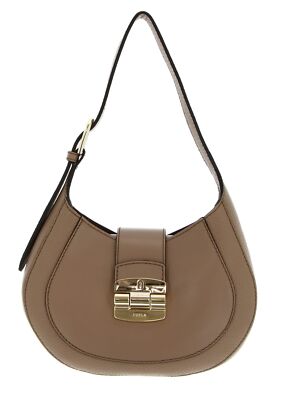FURLA Club 2 Hobo S Schultertasche Tasche Greige taupe
