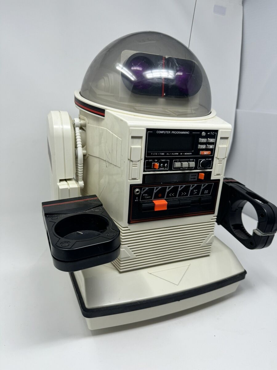 Tomy Omnibot 5402 Rc Vintage Robot 1980s Radio Controlled Tomy Omnibot 5402 Rc Vintage Robot 1980s Radio Controlled
