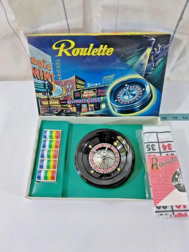 VINTAGE AMERICAN ROULETTE LAS VEGAS STYLE GAME NEW CONDITION JAPAN