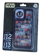 Disney Parks Star Wars Vader, Boba  Villains 3-D iPhone 12  13 Pro Max Cover