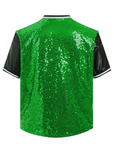 Kids Top Dance T-shirt Hip-hop Tops Jazz Shirts Stage Uniform Teens Blouse - Picture 26 of 114
