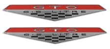 OER Zinc Diecast Fender/Rocker Panel Emblem Set For 1964-1968 Pontiac GTO Models