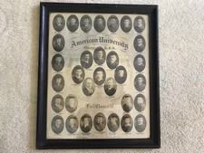 1918 American University Fall Graduating Class Vintage Picture, Chicago Illinois