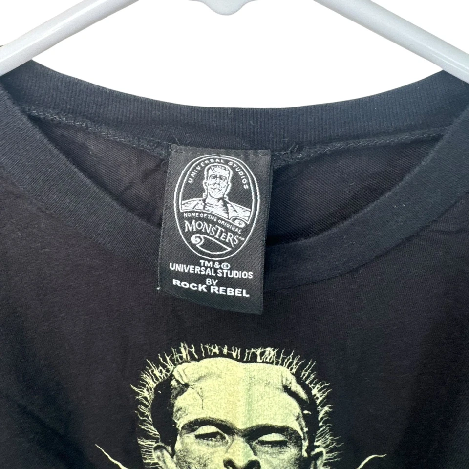 Rock Rebel Frankenstein Camiseta Top Camiseta Niños Niños Halloween Horror Punk Gótico 5T Foto 2 de 4