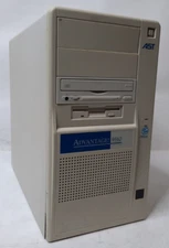Vintage AST Advantage! 9310 Intel Pentium I 166MHz 640KB RAM No HDD