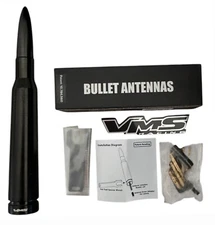 VMS Black Bullet Antenna For Ford F150 and Ranger Fits All Ford Trucks
