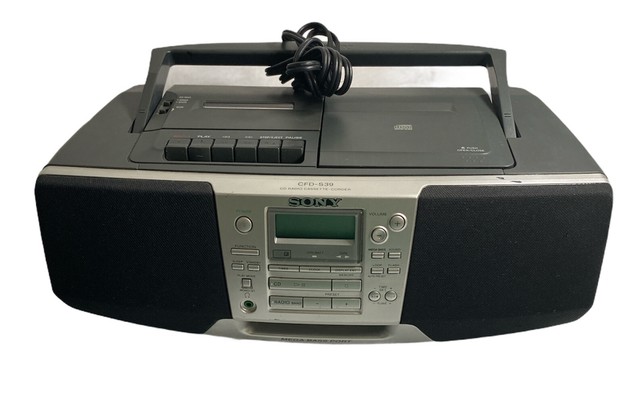 Sony CFD-S39 CD/Radio/Cassette Boombox 