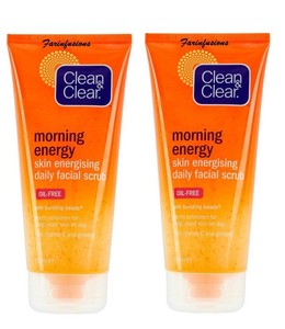 clean and clear morning energy facial scrub
