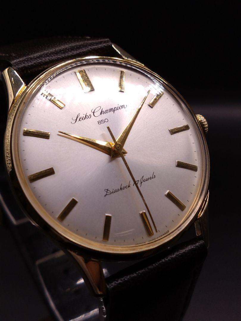 Seiko Champion 850 J15018 Manual Wind Men's Watch Gold Seiko Champion 850 J15018 Manual Wind Men's Watch Gold
