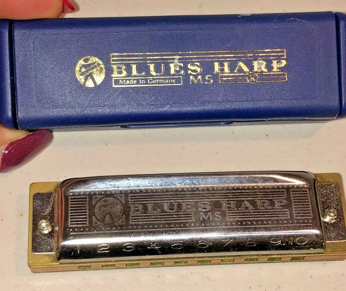 Harmonica Hohner Blues Harp En Mi (E) - Peigne En Bois, Anches En Laiton - Son Traditionnel Pour Le Blues