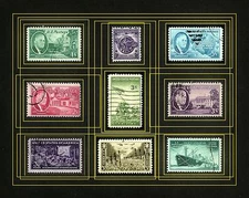 *OLD 1940's US WW2 collection of stamps WWll issues, iwo jima, FDR, etc.